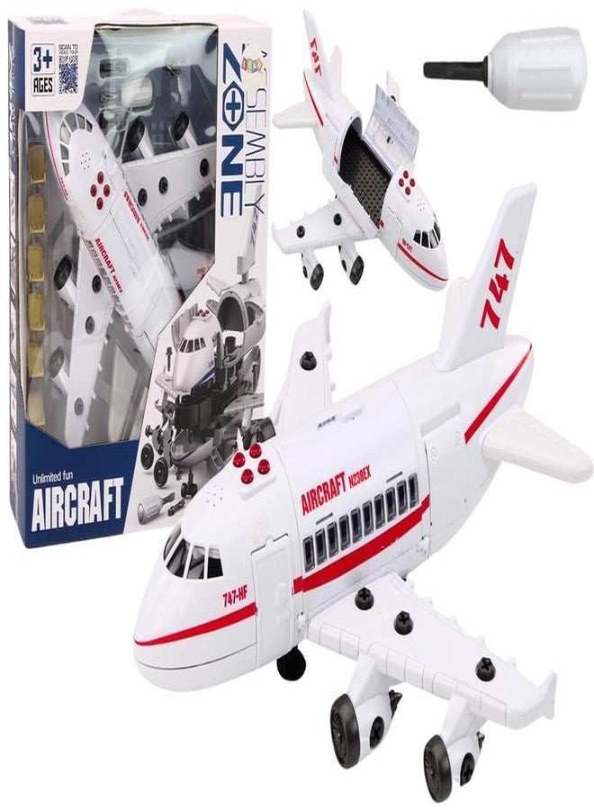 RahiGlow Large Passenger Airplane Turning Tools Lights Sounds - Image 1